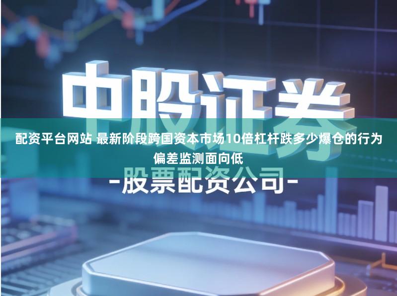 配资平台网站 最新阶段跨国资本市场10倍杠杆跌多少爆仓的行为偏差监测面向低