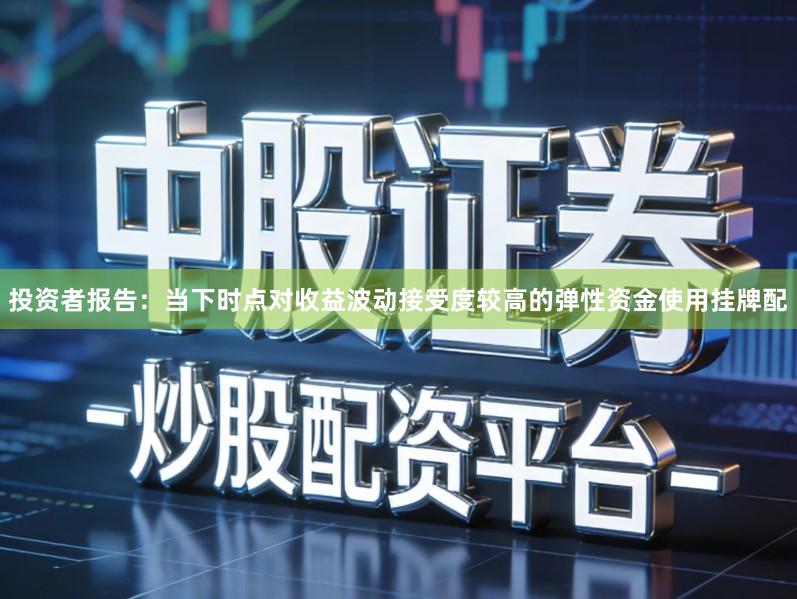 投资者报告：当下时点对收益波动接受度较高的弹性资金使用挂牌配